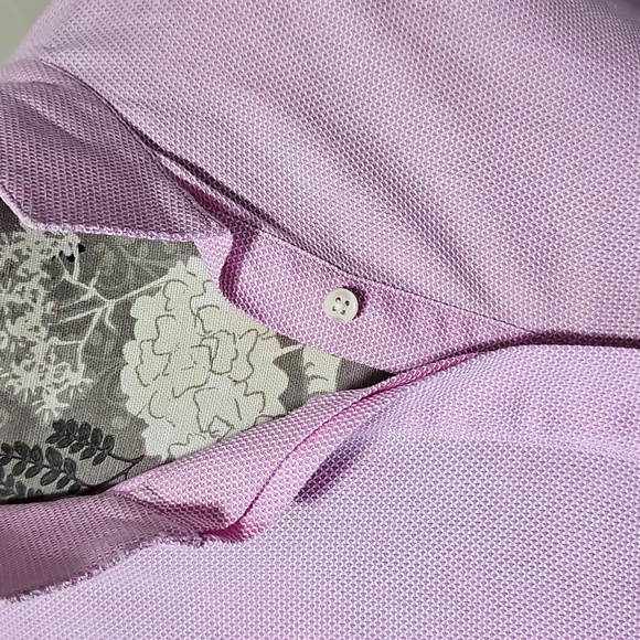 Ann Mashburn Anaya Popover Shirt Pink Cropped Sz. XS - Picture 2 of 7